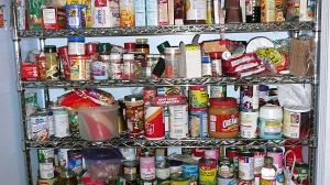 Disorganized pantry
