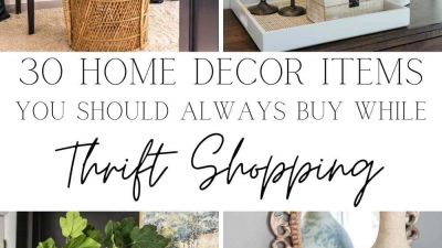 Home decor you should always buy while thrift shopping