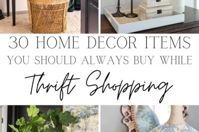 Home decor you should always buy while thrift shopping