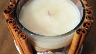 Diy candle decor
