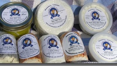 Local goat cheese