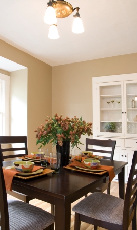 Make your dining room table a focal point.