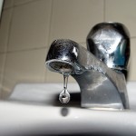 a leaky faucet