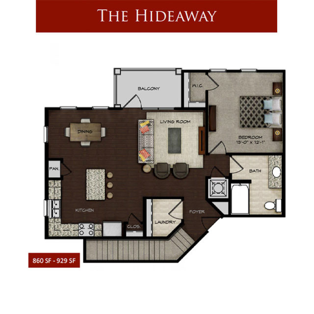 The Hideaway Floorplan